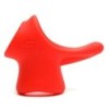 Ballstretcher Silicone Big Tailslide 30 mm - Hauteur 50 mm Rouge