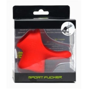 Ballstretcher Silicone Big Tailslide 30 mm - Hauteur 50 mm Rouge