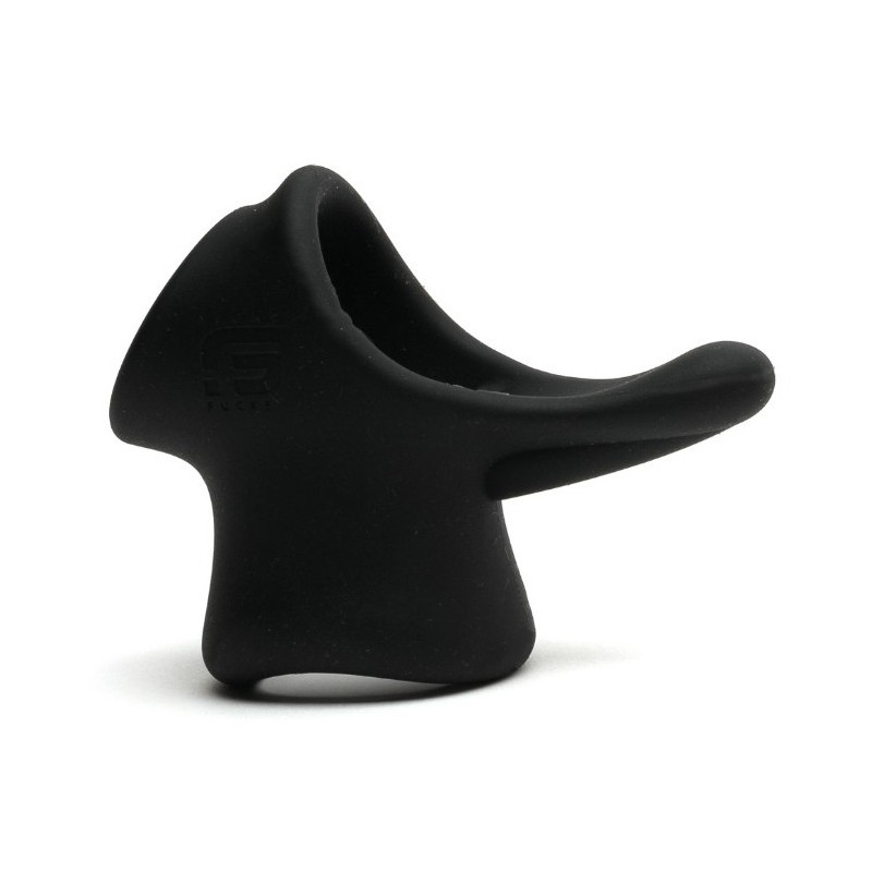 Ballstretcher Silicone Big Tailslide 30 mm - Hauteur 50 mm Noir