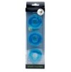 Lot de 3 Cockrings Chubby 20 mm Bleus