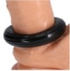 Cockring The Ribbed Donut 28 mm Noir