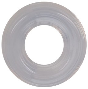 Cockring The Ribbed Donut 28 mm Transparent disponible sur Fun et plaisirs