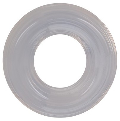 Cockring The Ribbed Donut 28 mm Transparent disponible sur Fun et plaisirs