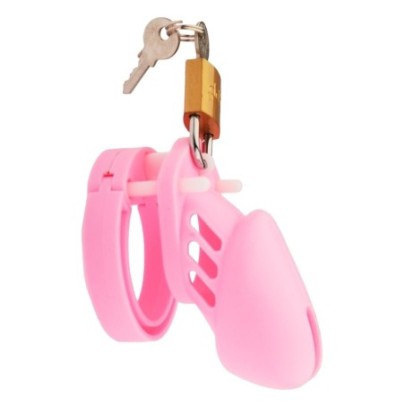 Cage de Chasteté Sily 7 x 3.3cm Rose disponible sur Fun et plaisirs