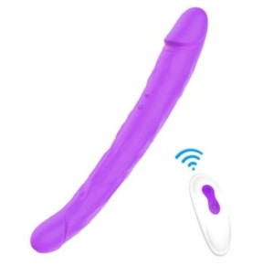 Double gode vibrant King 3 - 31 x 4cm Violet disponible sur Fun et plaisirs