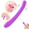 Double gode vibrant King 3 - 31 x 4cm Violet