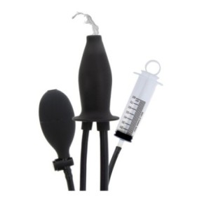 Plug gonflable Lubinflat Butt 10.5 x 4 cm Noir disponible sur Fun et plaisirs