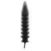 Gode gonflable Expert Ribbed 28 x 6 cm Noir