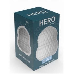 Oeuf de Masturbation Hero Block Blanc