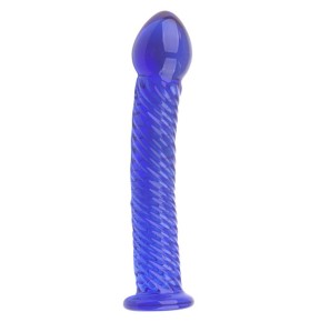 Gode en Verre Lazuly 16 x 3.4cm Bleu disponible sur Fun et plaisirs