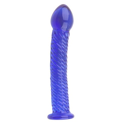 Gode en Verre Lazuly 16 x 3.4cm Bleu disponible sur Fun et plaisirs