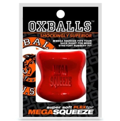 Ballstretcher Mega Squeeze 30 mm - Hauteur 50 mm Rouge