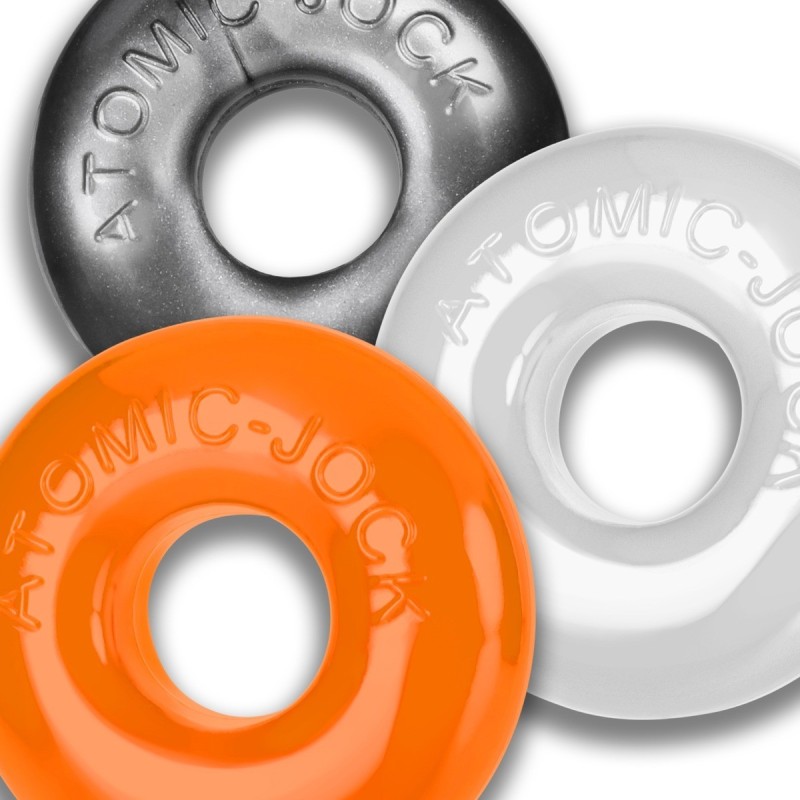 Lot de 3 Cockrings Ringer Max 20 mm Hazard