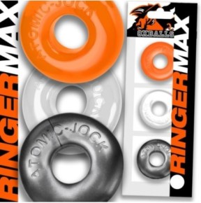 Lot de 3 Cockrings Ringer Max 20 mm Hazard