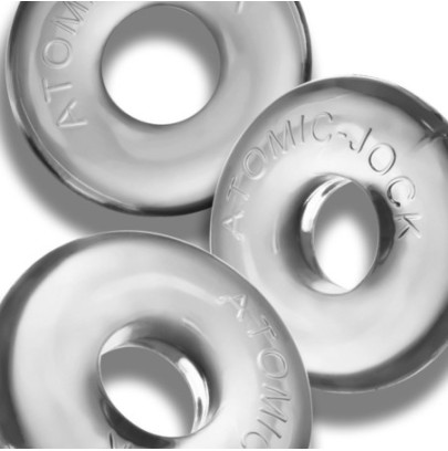 Lot de 3 Cockrings Ringer Max 20 mm Transparents disponible sur Fun et plaisirs