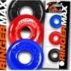 Lot de 3 Cockrings Ringer Max 20 mm Multicolores