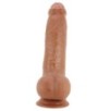 Gode Draco 16 x 4.5cm Marron