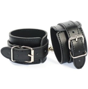 Menottes Cuir sur fun et plaisirs - vente de sextoys pas cher