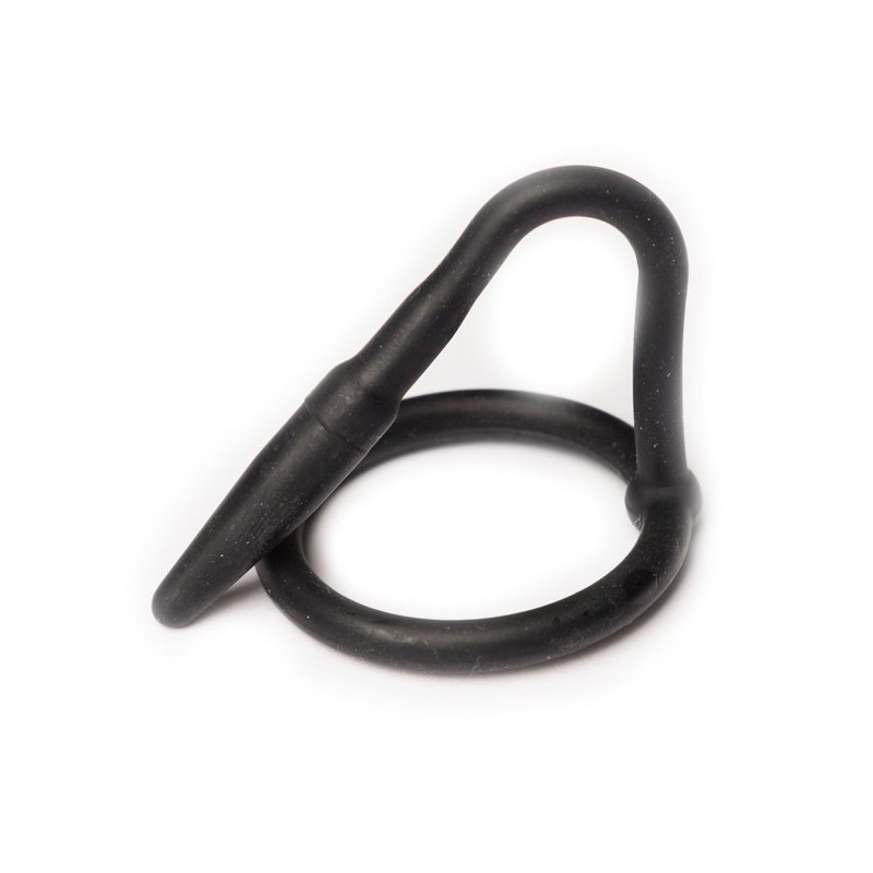 Silicone Cock Plug Penis Noir