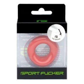 Wedge Cockring Rouge sur fun et plaisirs - vente de sextoys pas cher