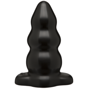 Butt Plug Triple 12 x 6 cm Noir sur fun et plaisirs - vente de sextoys pas cher