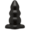 Butt Plug Triple 12 x 6 cm Noir