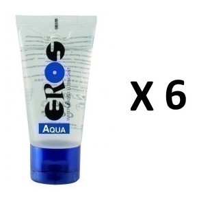 Eros Aqua Lube 50mL x6 sur fun et plaisirs - vente de sextoys pas cher