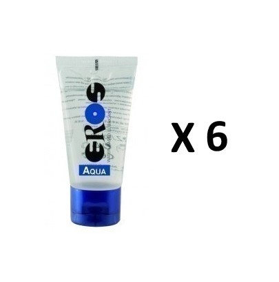 Eros Aqua Lube 50mL x6 sur fun et plaisirs - vente de sextoys pas cher