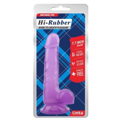 Gode Violet Hi-Rubber 14  x 3.6 cm