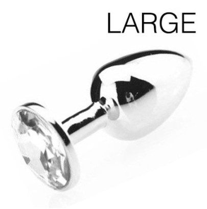 Plug Bijou Spolly Diamant 8.5 x 3.9 cm Large sur fun et plaisirs - vente de sextoys pas cher