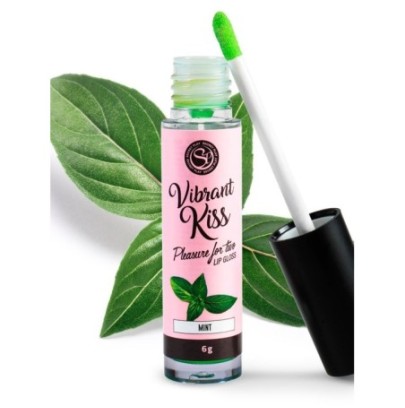 Gloss KISS Menthe sur fun et plaisirs - vente de sextoys pas cher
