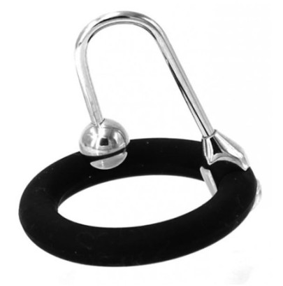 Sperm Stopper 2 Anneaux Silicone 25 et 30mm - Bille 8mm sur fun et plaisirs - vente de sextoys pas cher