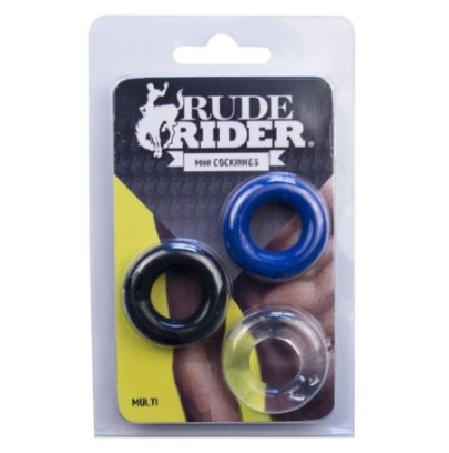 Lot de 3 mini cockrings Donut