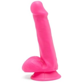 Gode Happy Dick 12 x 3.3 cm Rose sur fun et plaisirs - vente de sextoys pas cher