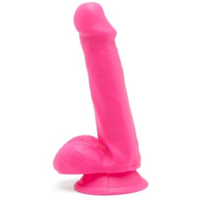 Gode Happy Dick 12 x 3.3 cm Rose sur fun et plaisirs - vente de sextoys pas cher