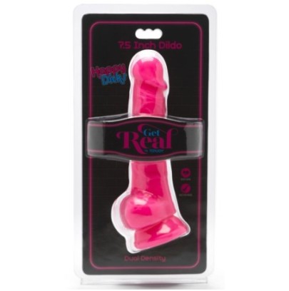 Gode Happy Dick 14 x 3.8 cm Rose