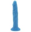 Gode Happy Dick 18 x 3.5 cm Bleu