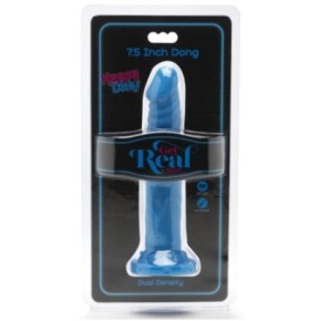 Gode Happy Dick 18 x 3.5 cm Bleu