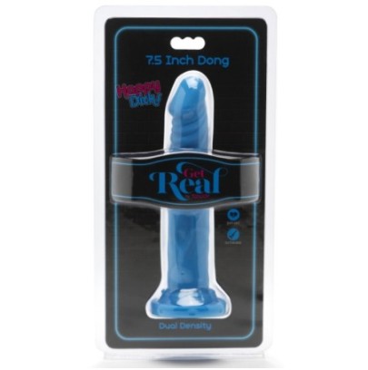 Gode Happy Dick 18 x 3.5 cm Bleu