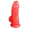 Gode Fantasy Fatox 16 x 7.5cm Rouge