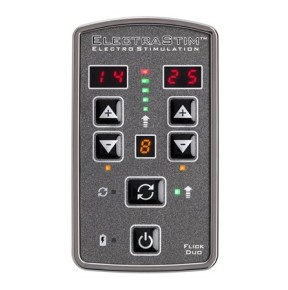 Contrôleur d'électrostimulation ElectraStim Flick Duo 25 intensités sur fun et plaisirs - vente de sextoys pas cher