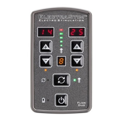 Contrôleur d'électrostimulation ElectraStim Flick Duo 25 intensités sur fun et plaisirs - vente de sextoys pas cher