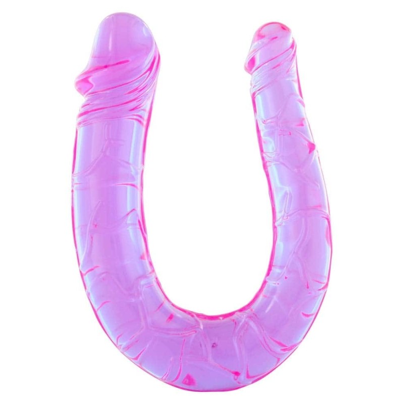 Dougle gode Twin Dong 11 x 3.4cm Violet