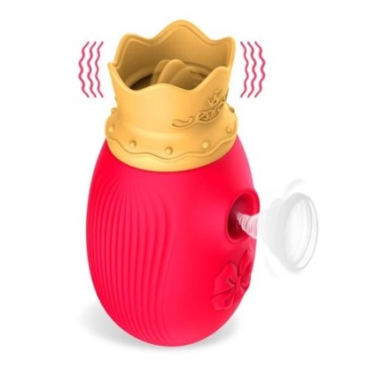 Stimulateur de clitoris Queen Rouge sur fun et plaisirs - vente de sextoys pas cher