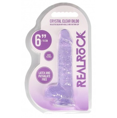 Gode Crystal Clear 12 x 3cm Violet