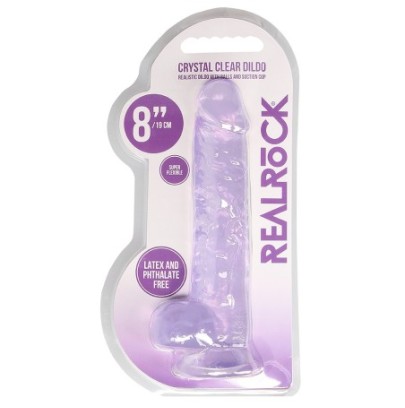 Gode Crystal Clear 16 x 4cm Violet