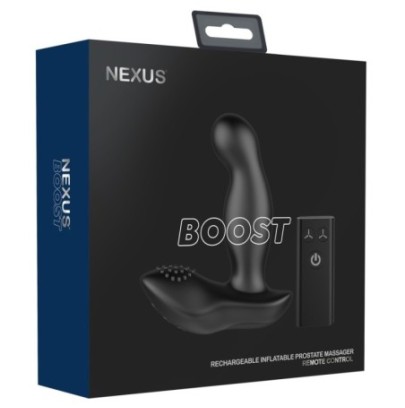 Plug prostatique gonflable vibrant Boost Nexus 10 x 4.6cm