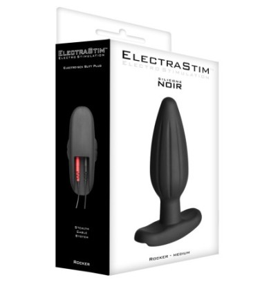 Plug d'électrostimulation en silicone Rocker Medium Electrastim 11.5 x 4cm