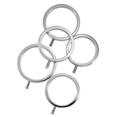 Lot de 5 Cockrings Électro ElectraRings Electrastim sur fun et plaisirs - vente de sextoys pas cher