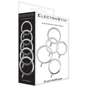Lot de 5 Cockrings Électro ElectraRings Electrastim